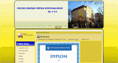 Desktop Screenshot of mzmk-brzeg.pl